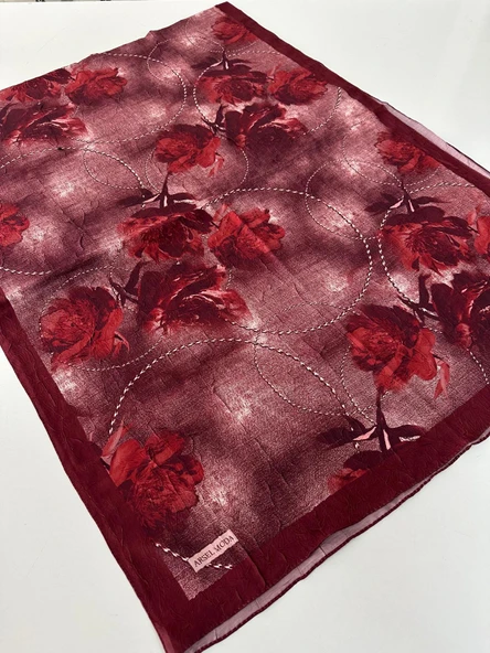 ARSEL MODA Desenli Kraş Şal BCA0120 ürün görseli 1