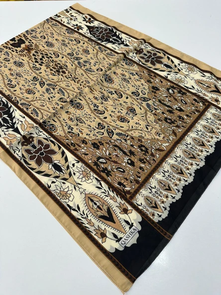 QASHKA Soft Pamuklu Şal Etro Desen LBD1507 ürün görseli 1