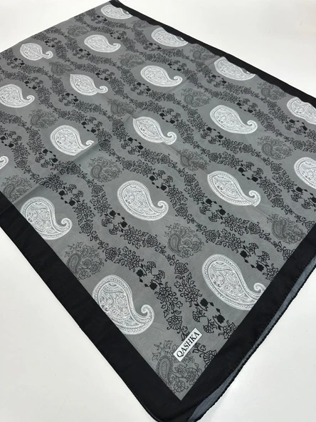 QASHKA Soft Pamuklu Şal Etro Desen LBD1420 ürün görseli 1