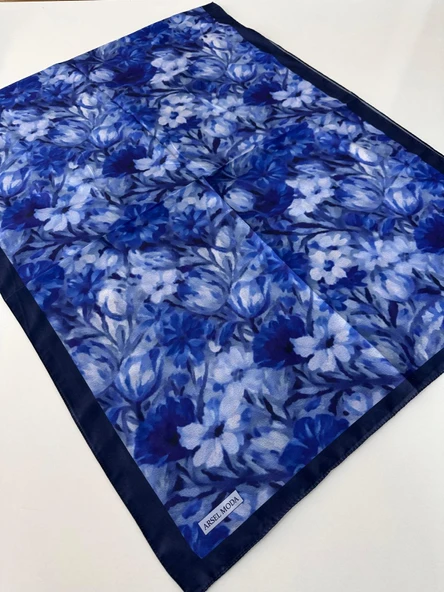 ARSEL MODA Soft Pamuklu Şal Lacivert Serisi LBD2710 ürün görseli 1