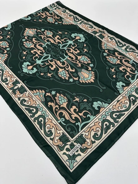 QASHKA Soft Pamuklu Şal Etro Desen LBD0708 ürün görseli 1
