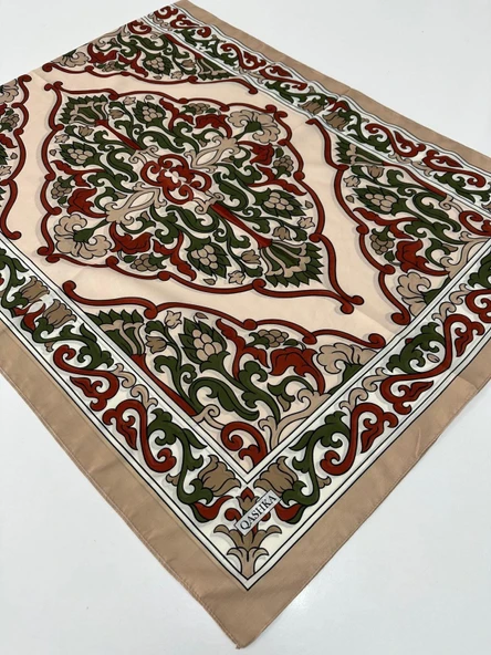 QASHKA Soft Pamuklu Şal Etro Desen LBD0702 ürün görseli 1