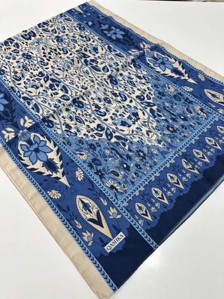QASHKA Soft Pamuklu Şal Etro Desen LBD1511 ürün görseli 1