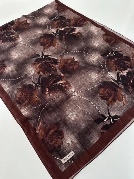 ARSEL MODA Desenli Kraş Şal BCA0107 ürün görseli 1