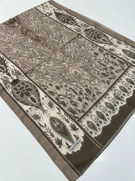 QASHKA Soft Pamuklu Şal Etro Desen LBD1520 ürün görseli 1