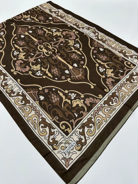 QASHKA Soft Pamuklu Şal Etro Desen LBD0707 ürün görseli 1