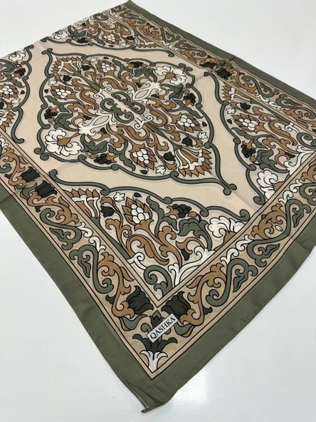 QASHKA Soft Pamuklu Şal Etro Desen LBD0720 ürün görseli 1