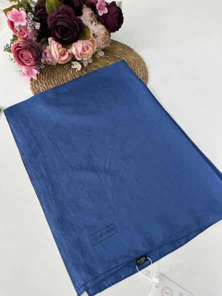 Scarfe Vual Şal Koyu Mavi VH0425 ürün görseli 1