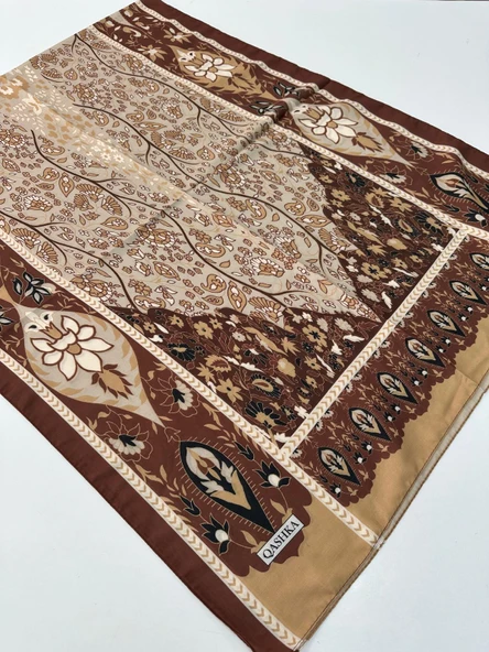 QASHKA Soft Pamuklu Şal Etro Desen LBD1510 ürün görseli 1