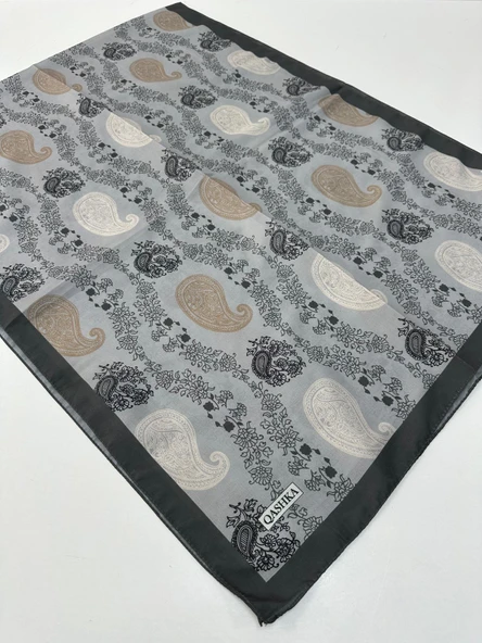 QASHKA Soft Pamuklu Şal Etro Desen LBD1402 ürün görseli 1