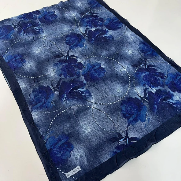ARSEL MODA Desenli Kraş Şal BCA0121 ürün görseli 1