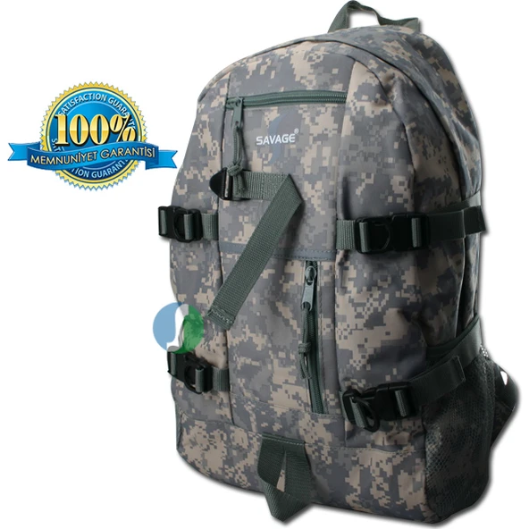 Savage Ventura 40LT. Gri Dijital Kamuflaj Sırt Çantası (HH130666) ürün görseli 1
