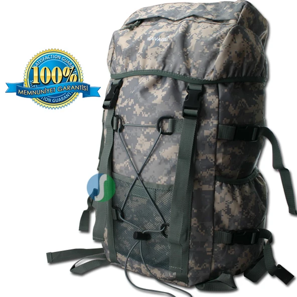 Savage Ventura 75 LT. Gri Dijital Kamuflaj Sırt Çantası (HH06382) ürün görseli 1