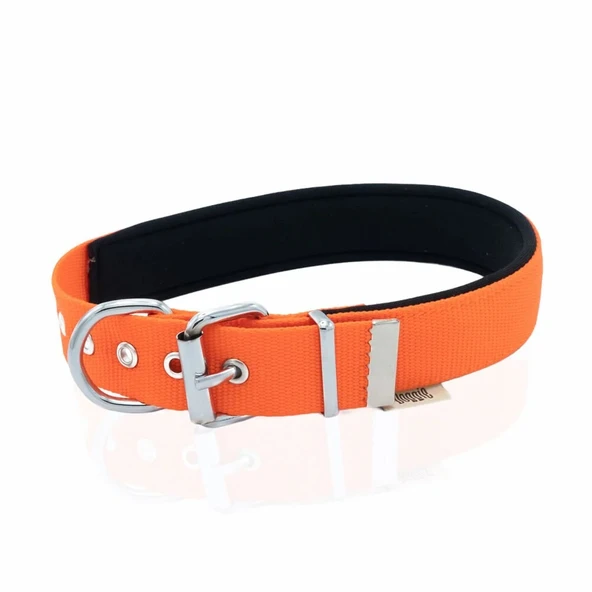 Doggie Konfor Dokuma Boyun Tasması Turuncu 3.0*47-55 cm (DSBT-3010 L) ürün görseli 1