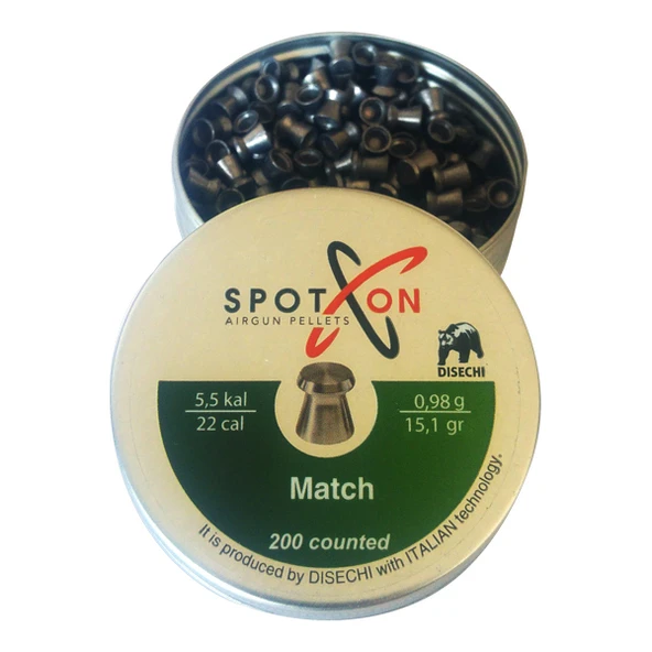 Spoton Match Havalı Saçma 5.5 mm (200'lü) ürün görseli 1