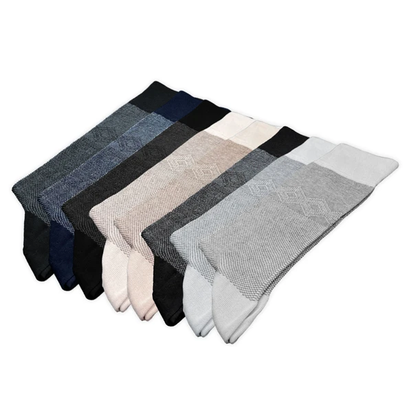 Bambu Erkek Çorabı - Tumaniş - 8'li Set (17104) - Resim 3