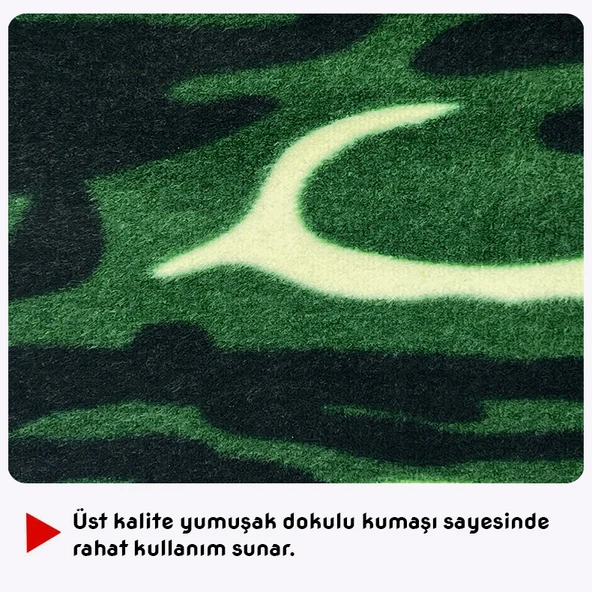 Savex Polar Kar Maskesi Yeşil Kamuflaj - Resim 3