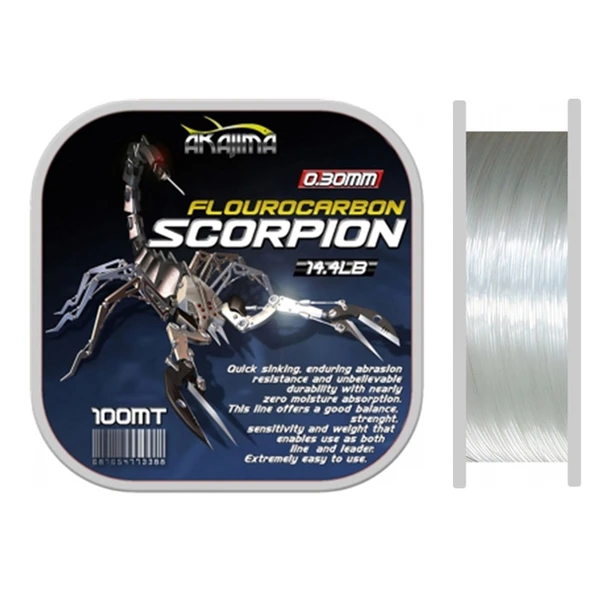 Scorpion Fluorocarbon Misina 100 mt 0.23 mm ürün görseli 1