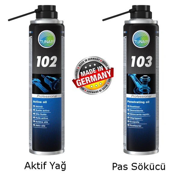 Tunap MP102-103 Set Yağ&Pas Sökücü 400+400 ml ürün görseli 1