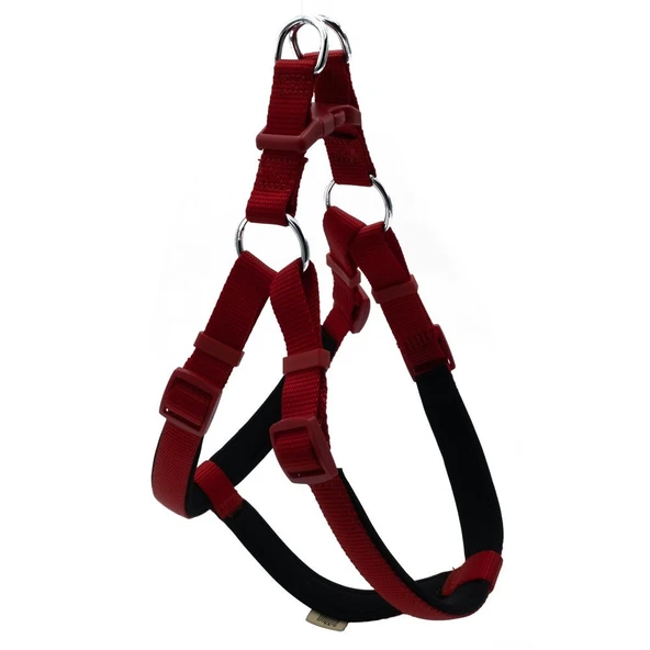Doggie Konfor Dokuma Ronin Göğüs Tasması Kırmızı 2.0*55-65 cm (DSGT L) ürün görseli 1