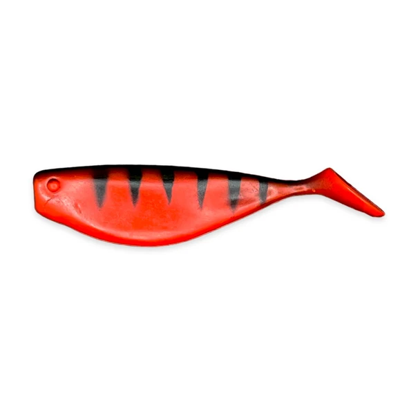 Silikon Balık Yem - Savex Bongo - 10cm - Kırmızı Kaplan (17100-P09) ürün görseli 1