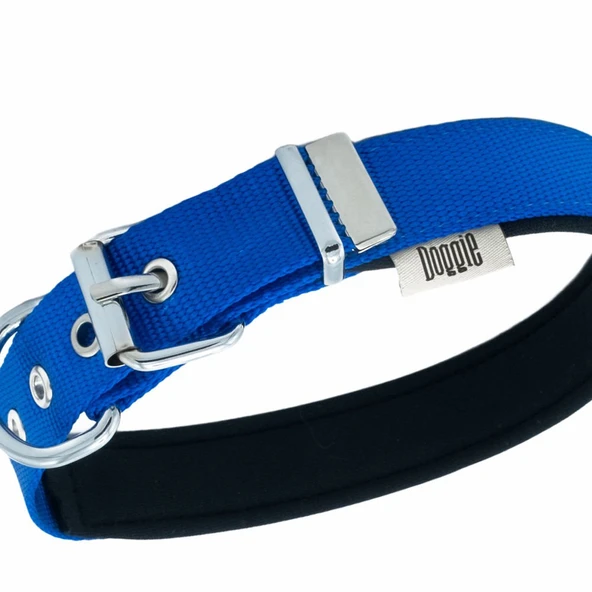 Doggie Konfor Dokuma Boyun Tasması Royal Mavi 2.5*37-45 cm (DSBT-2510 M) ürün görseli 1
