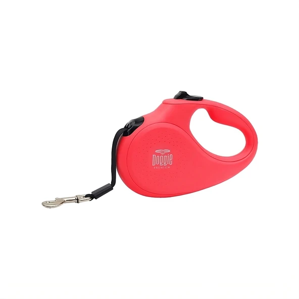 Doggie Master Otomatik Uzatma Tasması Pembe 25 kg/5 mt ürün görseli 1