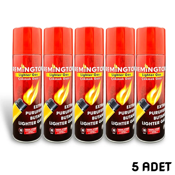 Çakmak Gazı Tüpü - Tam Dolu - 270 ml. - 5'li  (RMTN) ürün görseli 1