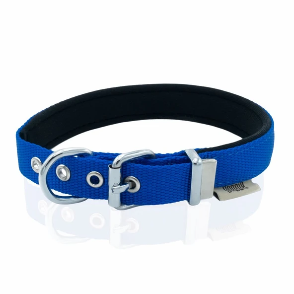 Doggie Konfor Dokuma Boyun Tasması Royal Mavi 2.0*35-40 cm (DSBT-2010 M) ürün görseli 1