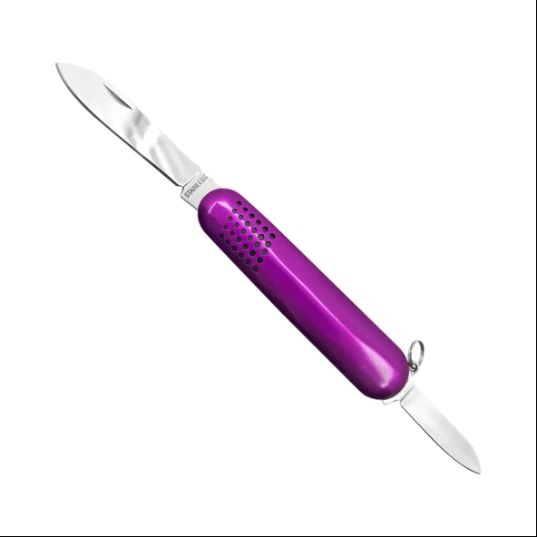 Argeus Çift Ağızlı Cep Çakısı Mor (K5017-30) ürün görseli 1