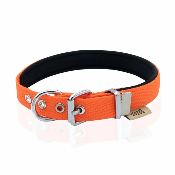 Doggie Konfor Dokuma Boyun Tasması Turuncu 2.0*30-35 cm (DSBT-2010 S) ürün görseli 1