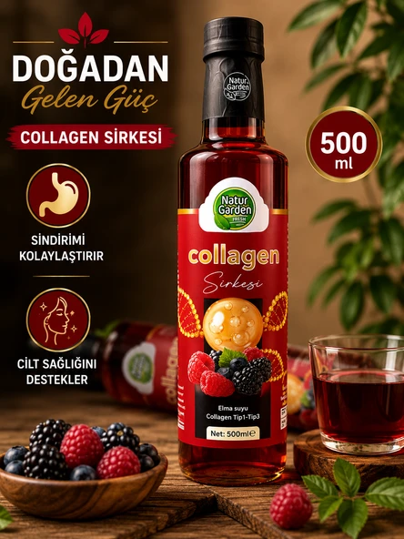 Natur Garden Collagen Sirkesi 500 ml ürün görseli 1