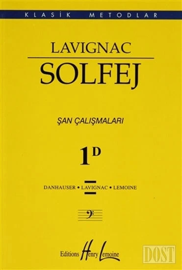 Lavignac Solfej 1D (Küçük Boy) ürün görseli 1