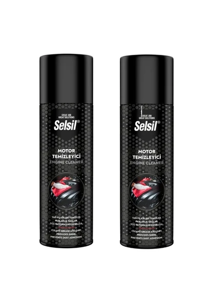 Selsil Profesyonel Motor Temizleme Spreyi 2 Adet 500 ML ürün görseli 1