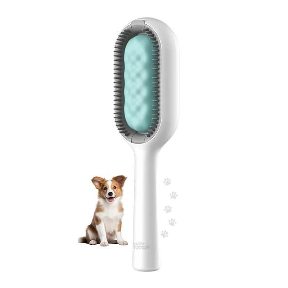 Happy Toozey HT07 Su Hazneli Kedi Köpek Pet Tarağı ürün görseli 1