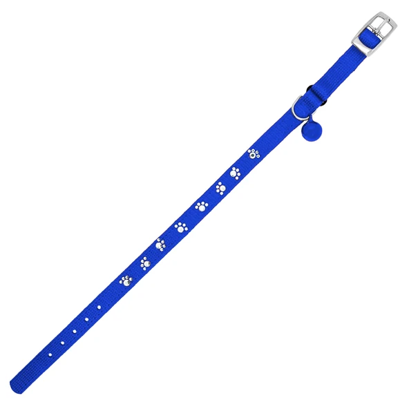 Royalist PC-11 Pati Baskılı Kedi-Köpek Tasması 10mm*30cm Mavi ürün görseli 1