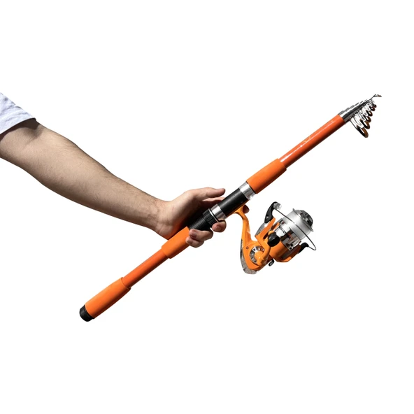 Protackle Combo Kamış Makine Set 3.00 mt Turuncu - Resim 2
