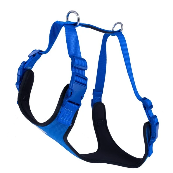 Doggie Havalı Dokuma Göğüs Tasması Royal Blue 2.0*55-65 cm (ADGT L) ürün görseli 1