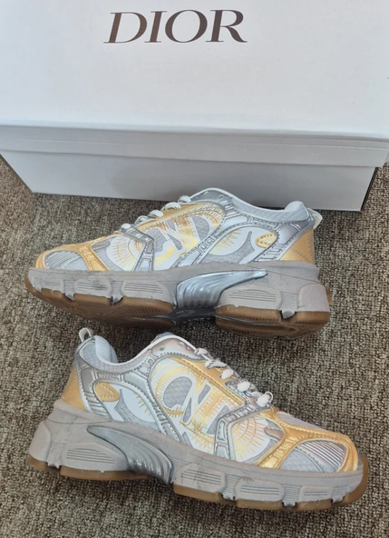 Christian dior  running sneakers gümüş altın 3SN306ZZY-H981 ürün görseli 1