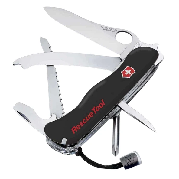 RescueTool Siyah Hayat Kurtarma Çakısı -  Victorinox - 0.8623.MWN.3 ürün görseli 1