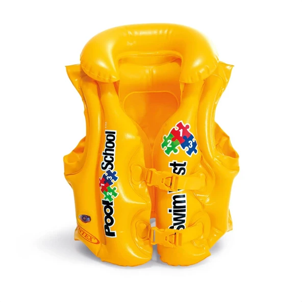 Çocuk Can Yeleği - Intex - Yakalı - Sarı (58660) ürün görseli 1