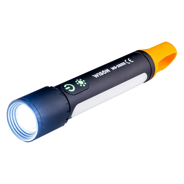 Şarj Edilebilir El Feneri - Wison - 1500 Lümen - 10 Watt - Zoomlu - COB LED ürün görseli 1