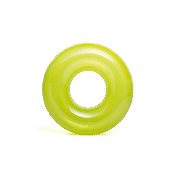 Çocuk Yüzme Simidi - Intex - Şeffaf Jumbo - Yeşil - 76 cm (59260) ürün görseli 1