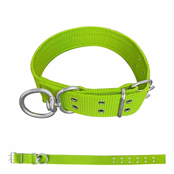 Savex Dokuma Köpek Boyun Tasması Yeşil 5*80 cm ürün görseli 1