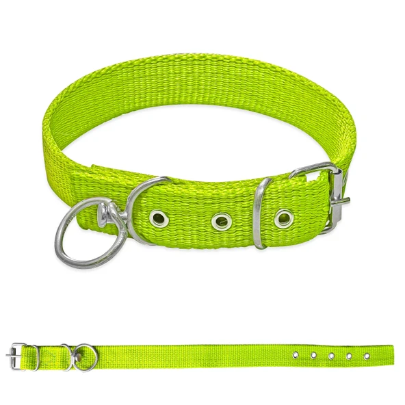 Savex Dokuma Köpek Boyun Tasması Yeşil 2.5*50 cm ürün görseli 1