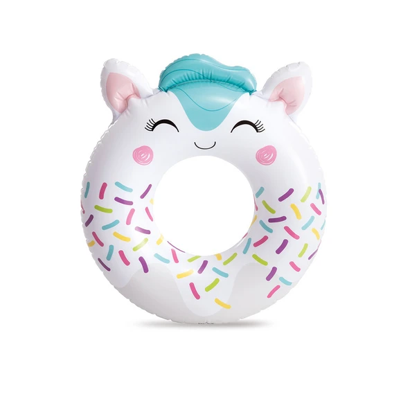 Çocuk Yüzme Simidi - Intex - Sevimli Kedi Figürlü - 76 cm (59266) ürün görseli 1