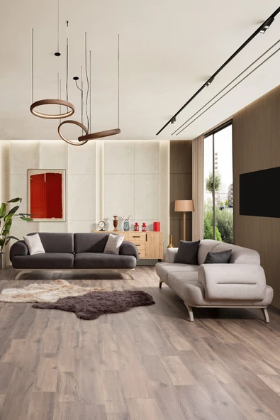 İYENA HOME LİVİNG June Koltuk Takımı 3+3 Antrasit ürün görseli 1