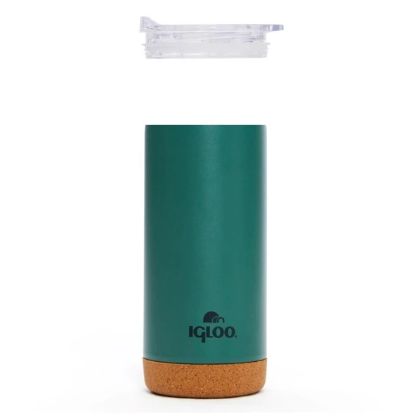 Çelik Mug Termos - Igloo - Cork - 500ml - Yeşil - 205695 - Resim 5
