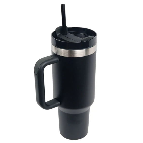 Çelik Mug Termos - Igloo - Stadler - 1.2 lt - Siyah - 205787 - Resim 2