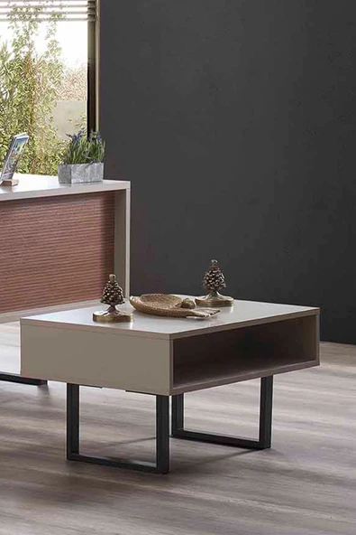 İYENA HOME LİVİNG Troya Ofis Sehpası Kahve ürün görseli 1